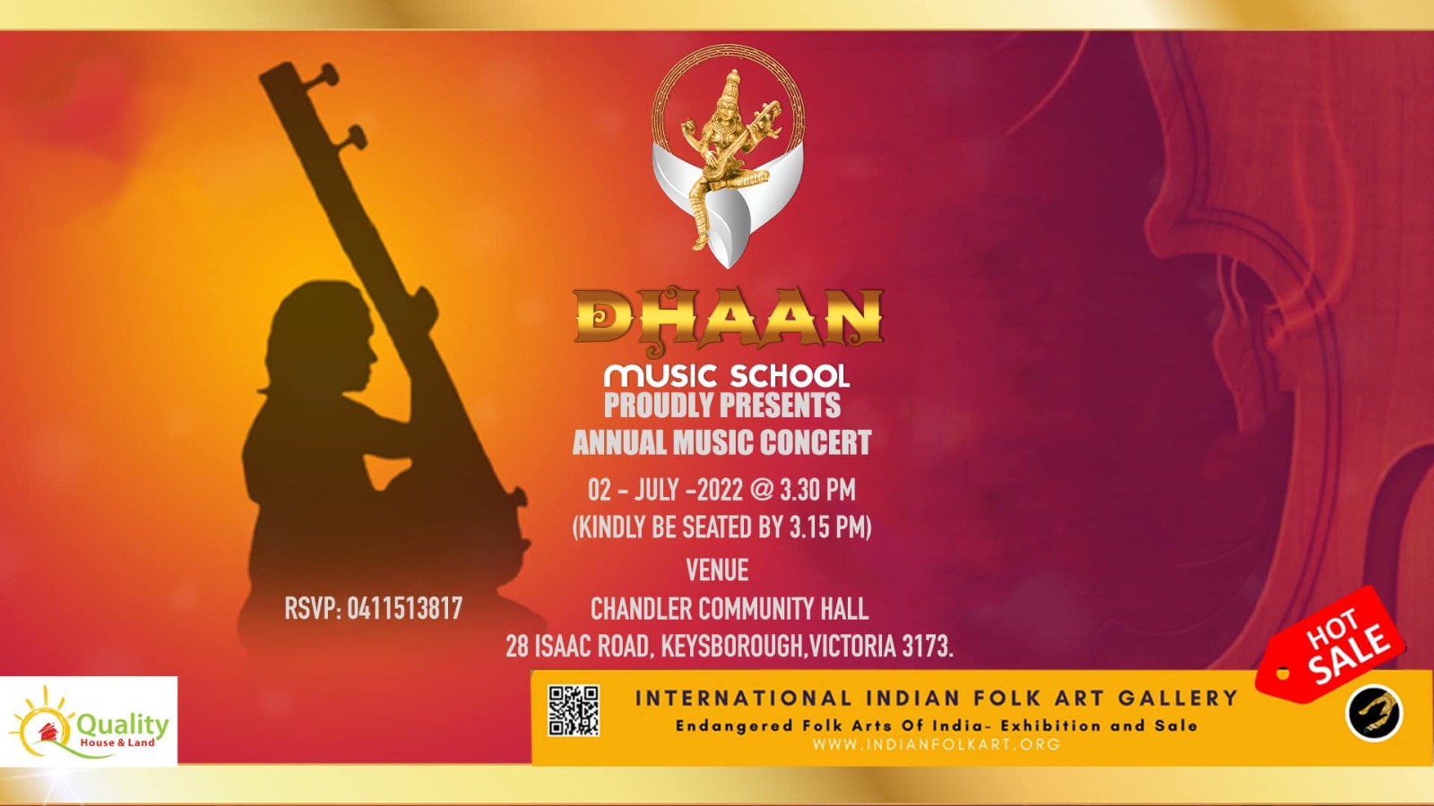 Annual music concert Tamil Australian