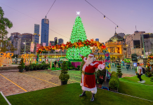 கிறிஸ்துமஸுக்காக அலங்கரிக்கப்பட்ட மெல்பேர்ண் நகரம்
