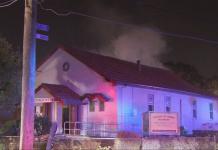 மெல்பேர்ணில் தீப்பிடித்த தேவாலயம் – ஒருவர் கைது